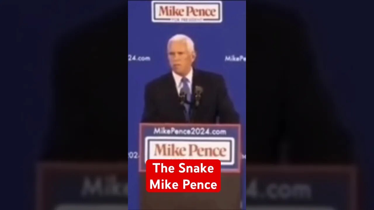 Introducing snake, Mike Pence #Trump2024 #MAGA #Truth #Trump #TrumpWon #JudasPence