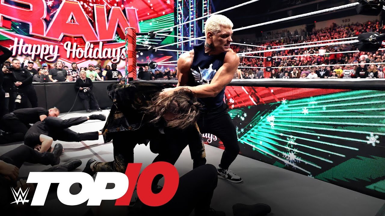 Top 10 Monday Night Raw Moments: WWE Top 10 moments Dec. 18, 2023