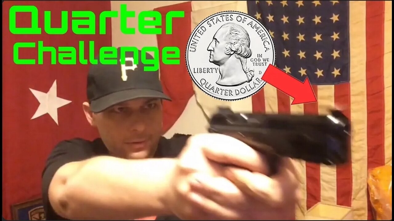 Pistol drill "quarter challenge" using CZ SP-01 Tactical. CZ Colt Sig Sauer Glock Springfield Armory