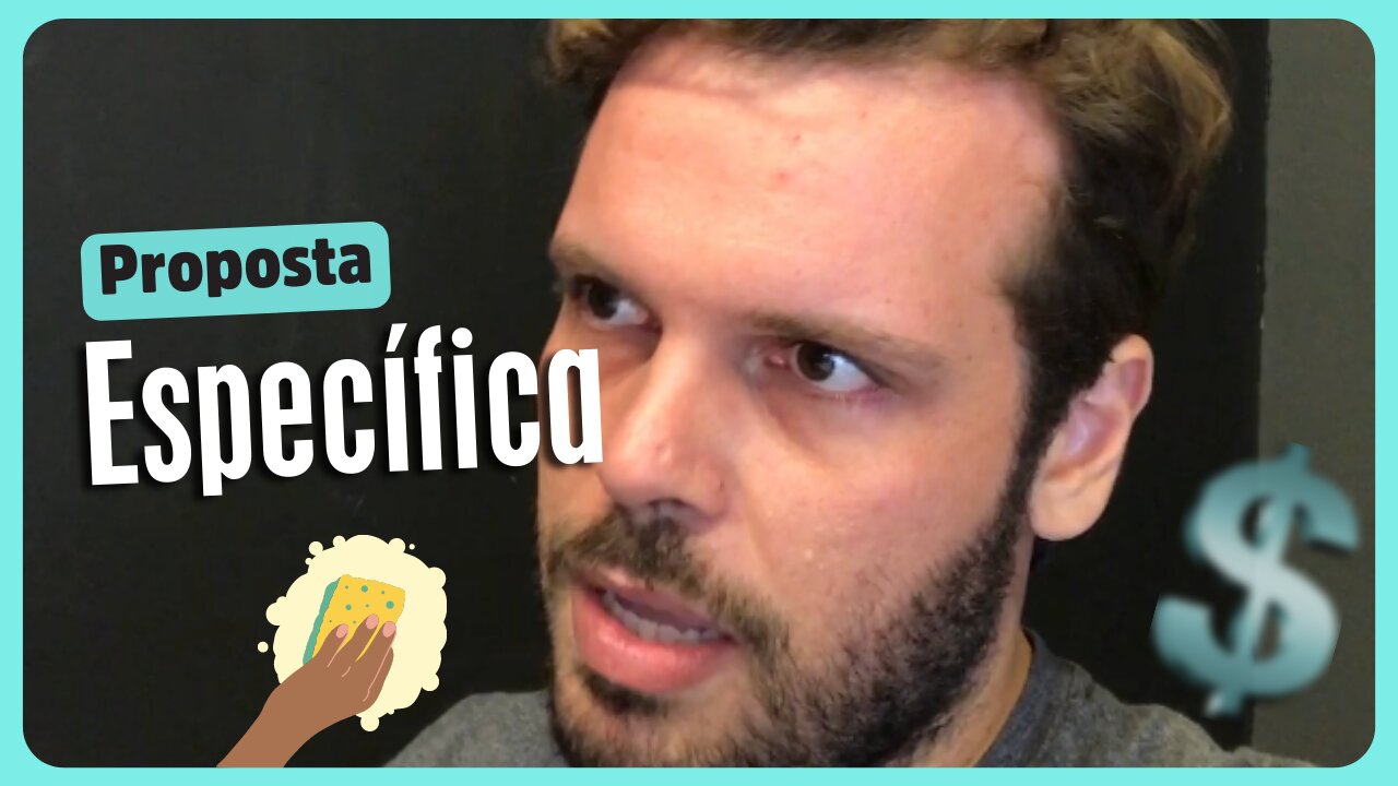 TENHA UMA PROPOSTA ESPECÍFICA - #marketing