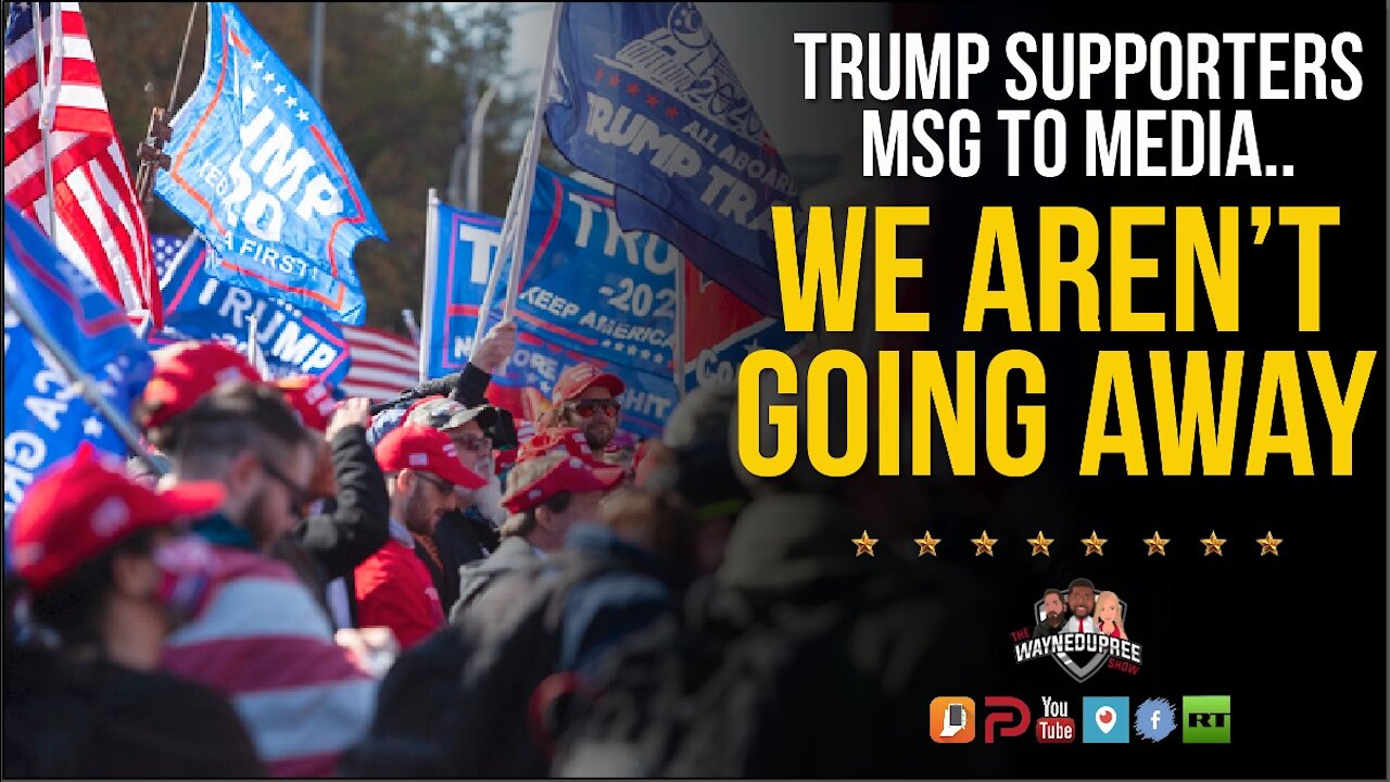 MAGA Supporters' Message For Media Delivered By Thousands!