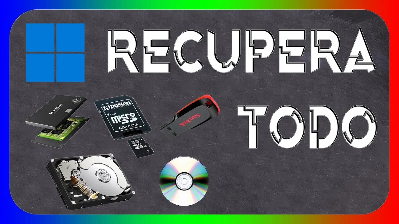 Recuperar archivos borrados de tarjetas SD, discos duros, CD ROM o USB