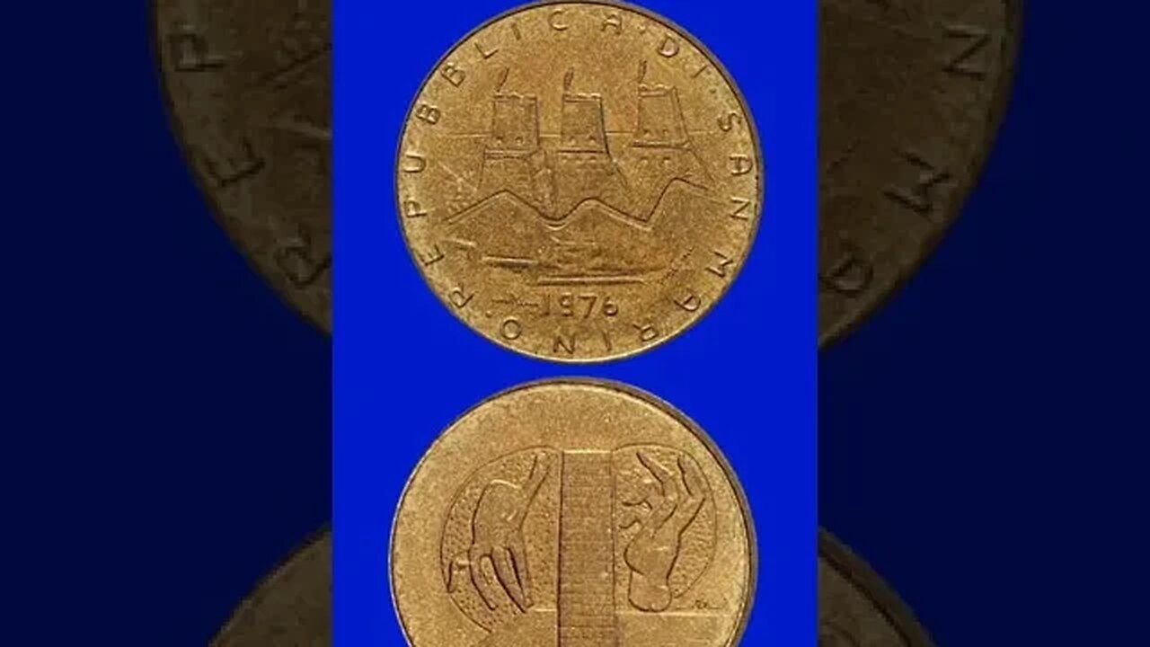 SAN MARINO 20 LIRE 1976.#shorts COINNOTESZ #sanmarino