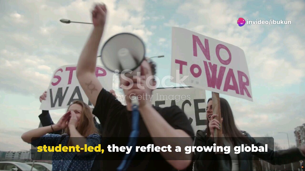 Australian Students Join Protest For Palestine