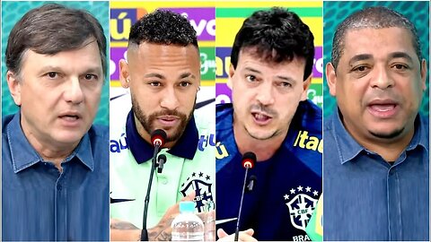 QUE DEBATE! "NÃO É! ME DESCULPA, mas o Neymar NÃO É..." Declaração de Diniz na Seleção REPERCUTE!