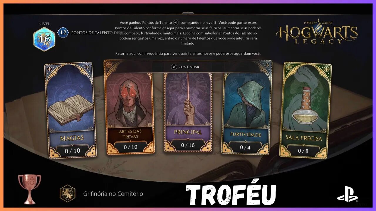 TROFÉU GRIFINÓRIA NO CEMITÉRIO | HOGWARTS LEGACY