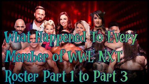What happened To Every Member of WWE NXT WWE Original Roster Part 1 to Part 3