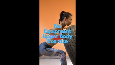 4 upper body exercises without weights | Diamond push ups for triceps | No weight #shorts