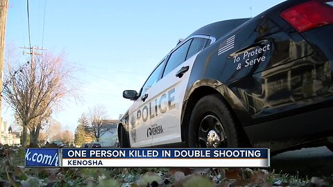 One person killed in double shooting in Kenosha