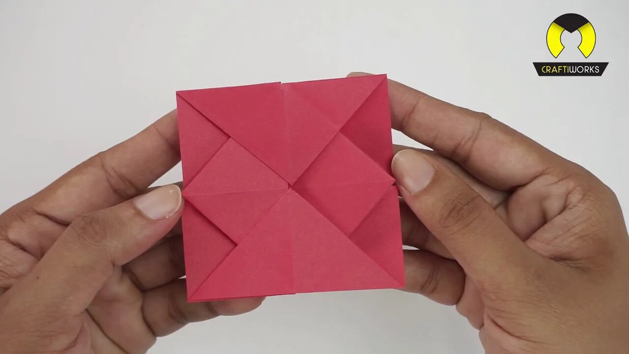 Origami Paper Flower - Making Red Roses DIY