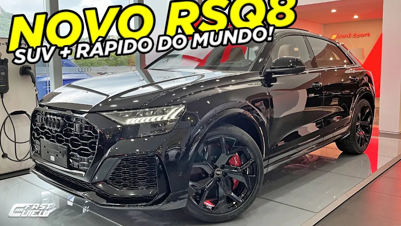 NOVO AUDI RSQ8 2023 É UM TESÃO EM PERFORMANCE COM MOTOR V8 DE 600 CV E 81 KGFM DE TORQUE!