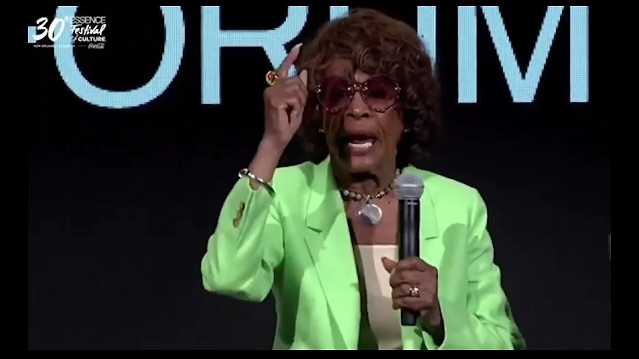 Rep Maxine Waters Suggests Trump Will Target Black People If Elected