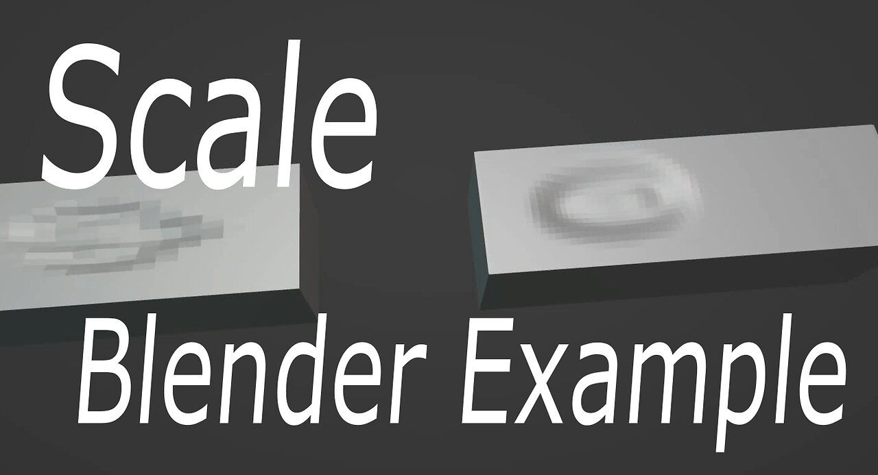 Problems Sculpting in Blender Could Be Scale. A Blender Example