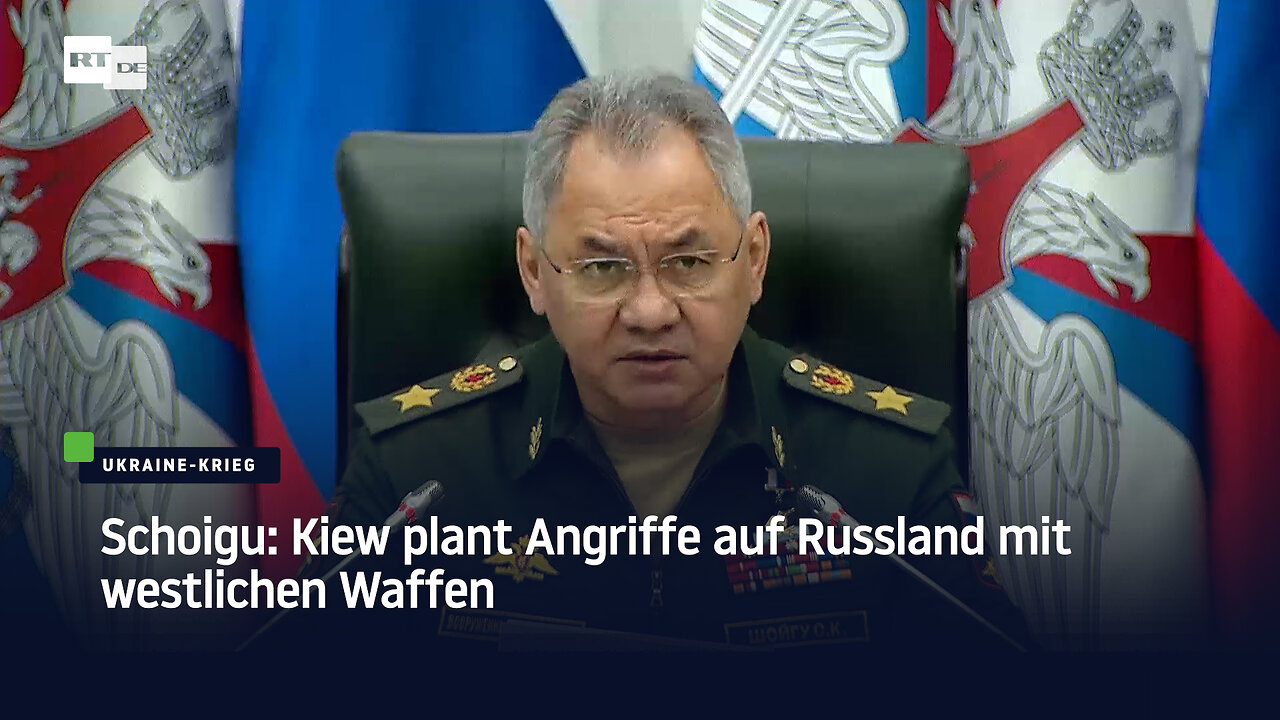 Schoigu: Kiew plant Angriffe auf Russland mit westlichen Waffen