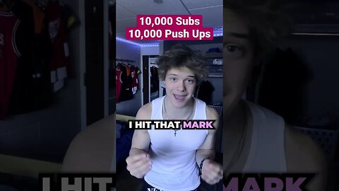 Sub To Make Me Do A Push Up