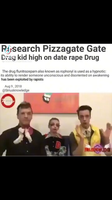 Research into Pizzagate date rape drug