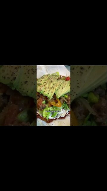 Tostadas | keto recipes | easy keto recipes | keto meal prep | low carb #Shorts