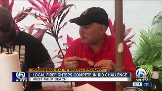 Local firefighters compete in rib challenge