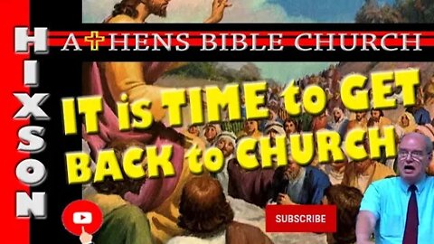 Whatever That Was Is Over - GET BACK TO CHURCH | Christian Fellowship Is Commanded in The Bible