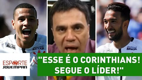 "Esse é o CORINTHIANS! Segue o LÍDER!", exalta Mauro Beting