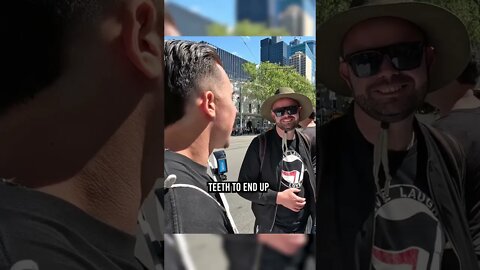 Weird things happen when you ask people what they believe and why (@ pro-choice rally, Melbourne)