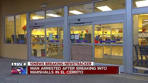 Man arrested after breaking into Marshalls in El Cerrito