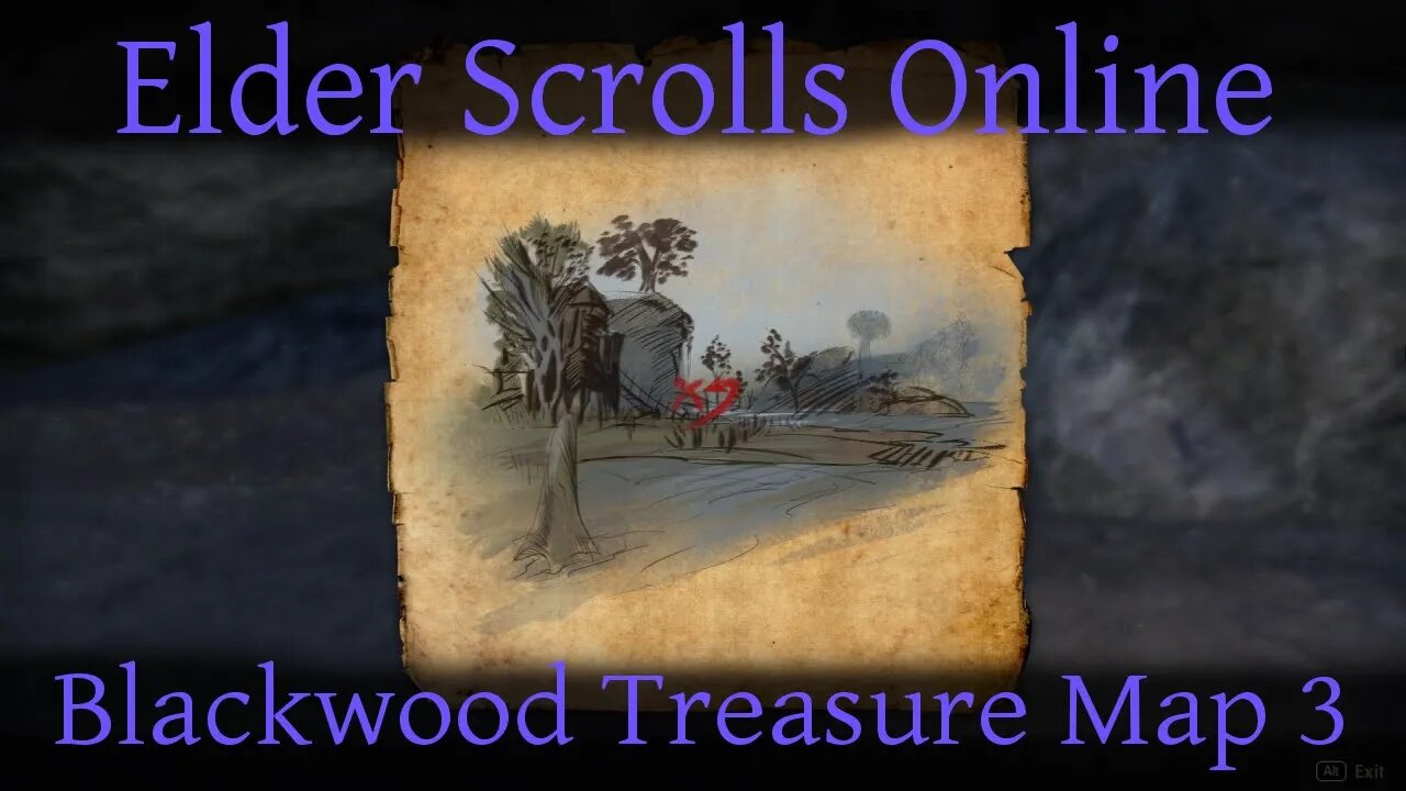 Blackwood Treasure Map 3 [Elder Scrolls Online] ESO