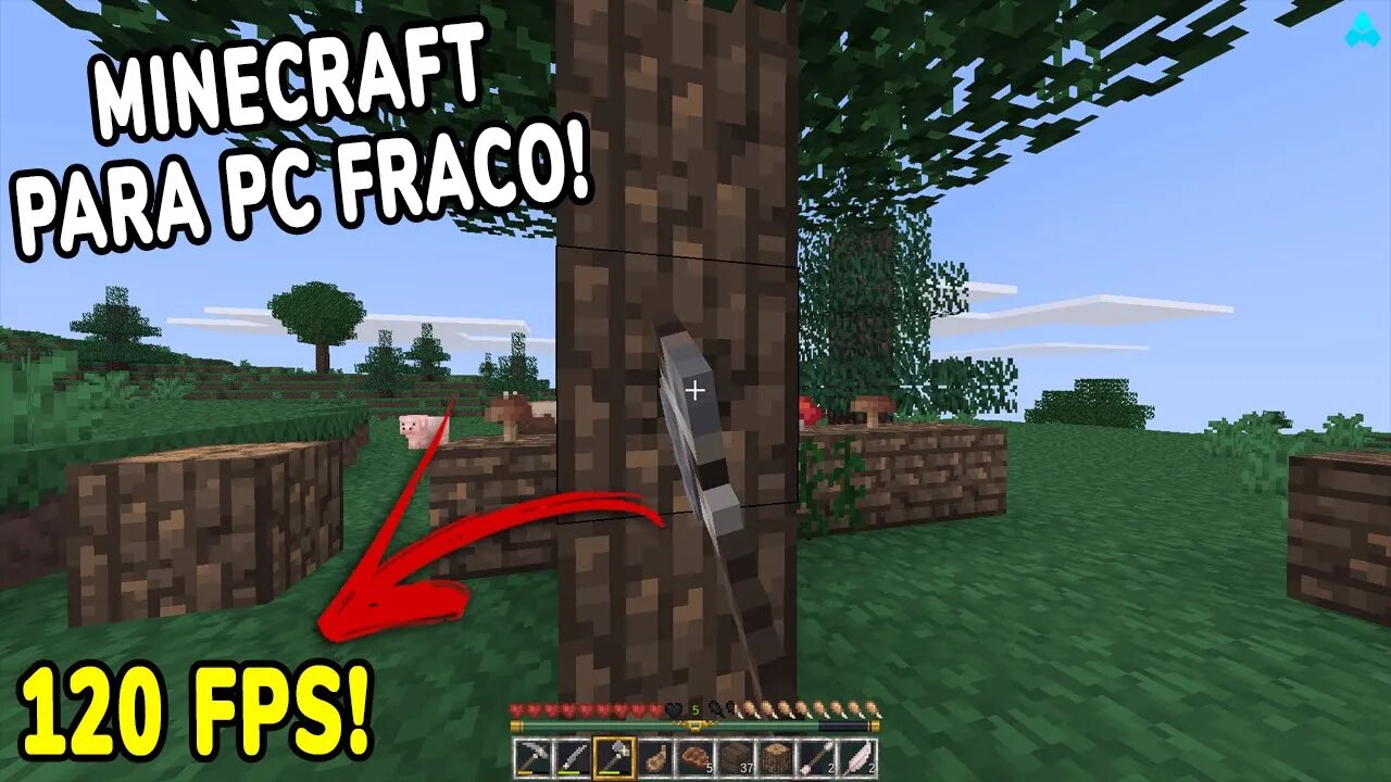 O MINECRAFT MAIS LEVE PARA PC FRACO! - Minetest - MineClone 2 #1