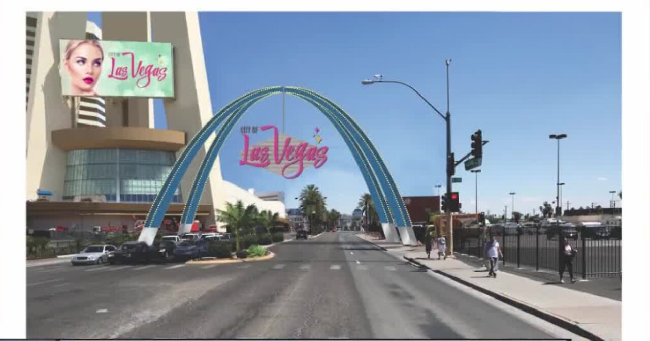 Road closures for Las Vegas arch project