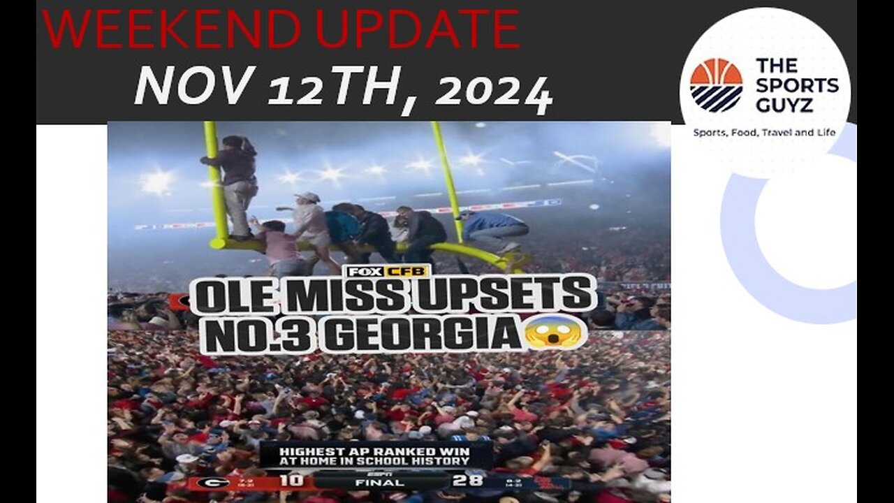 College Football Playoff Scramble - Weekend Update - Nov 12th 2024