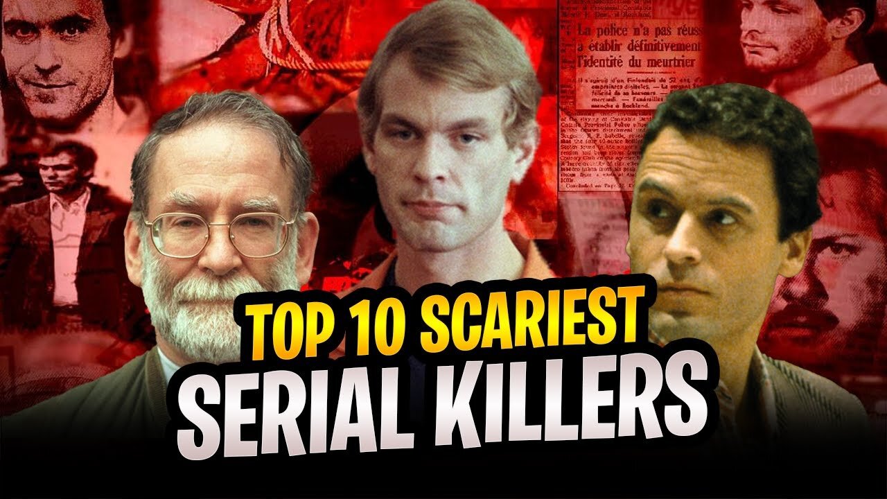 Top 10 Most Terrifying Serial Killers Ever: Darkest True Crime Stories | CrimeCrypt