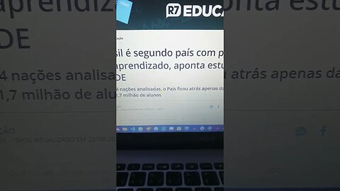 Brasil é o segundo país com pior nível de aprendizado a ponto estudo da OCDE 🤬😡🤦🏼😭💩🤮🐙🐙🐙🐙