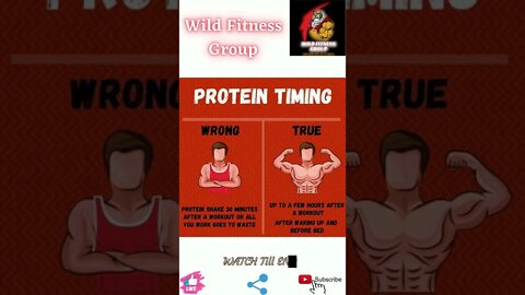 🔥Protein timing: wrong v/s right🔥#fitness🔥#wildfitnessgroup🔥#shorts🔥