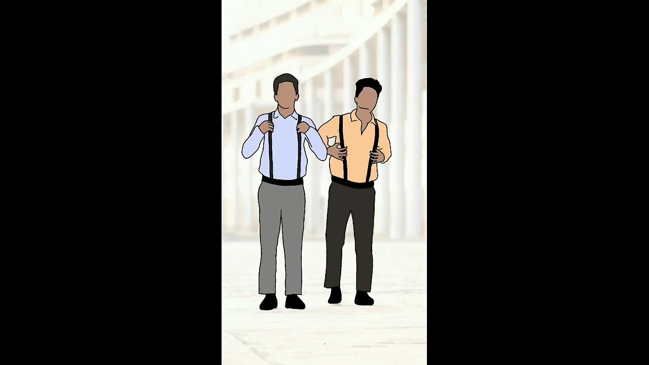 2D animation dance