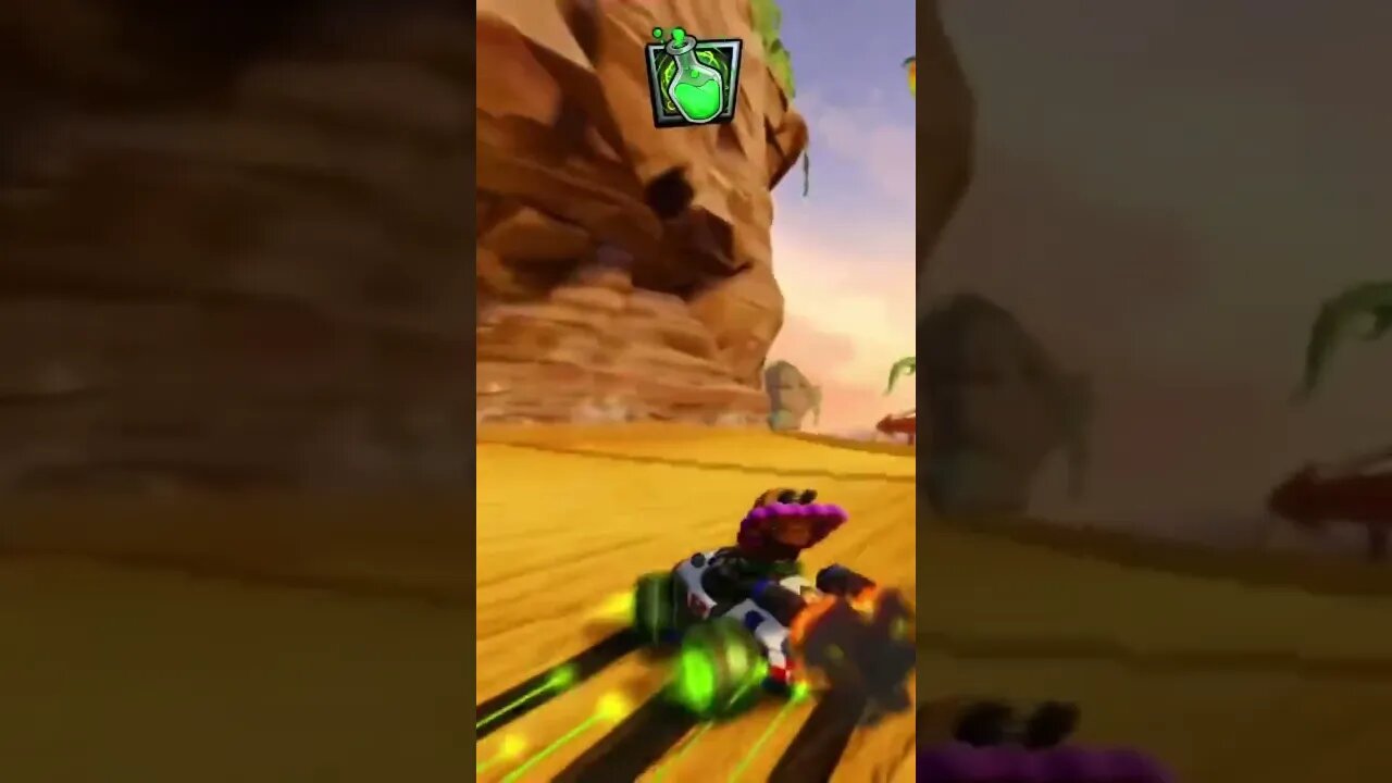 Atomic Green Wheels Gameplay - Crash Team Racing Nitro-Fueled