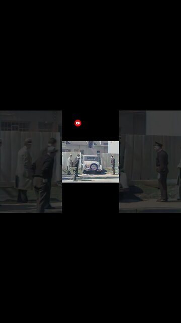 Boy Crashes Into Police Station 1943 [Restored Footage]