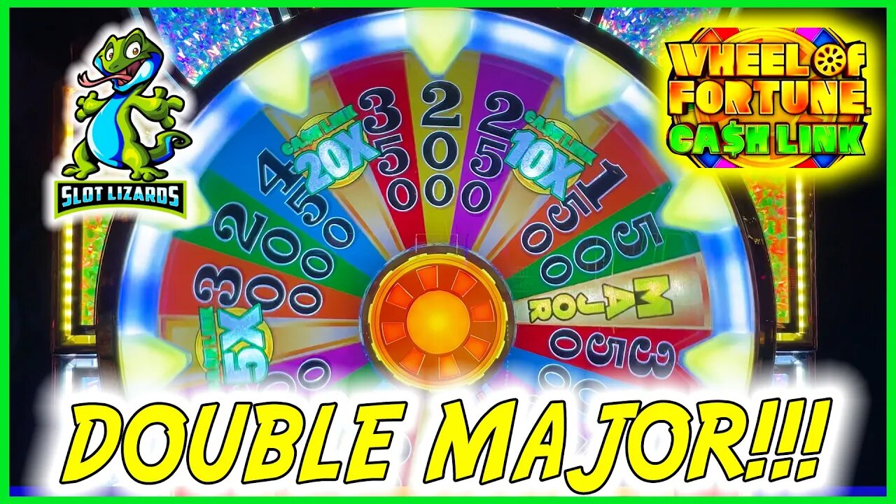 DOUBLE MAJOR!!! BATTLING VANNA WHITE FOR A BIG WIN! Wheel of Fortune Far East Slot!
