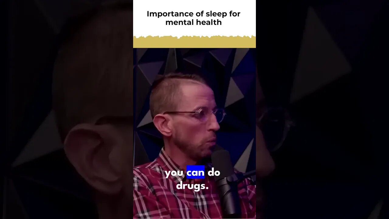importance of sleep for mental health