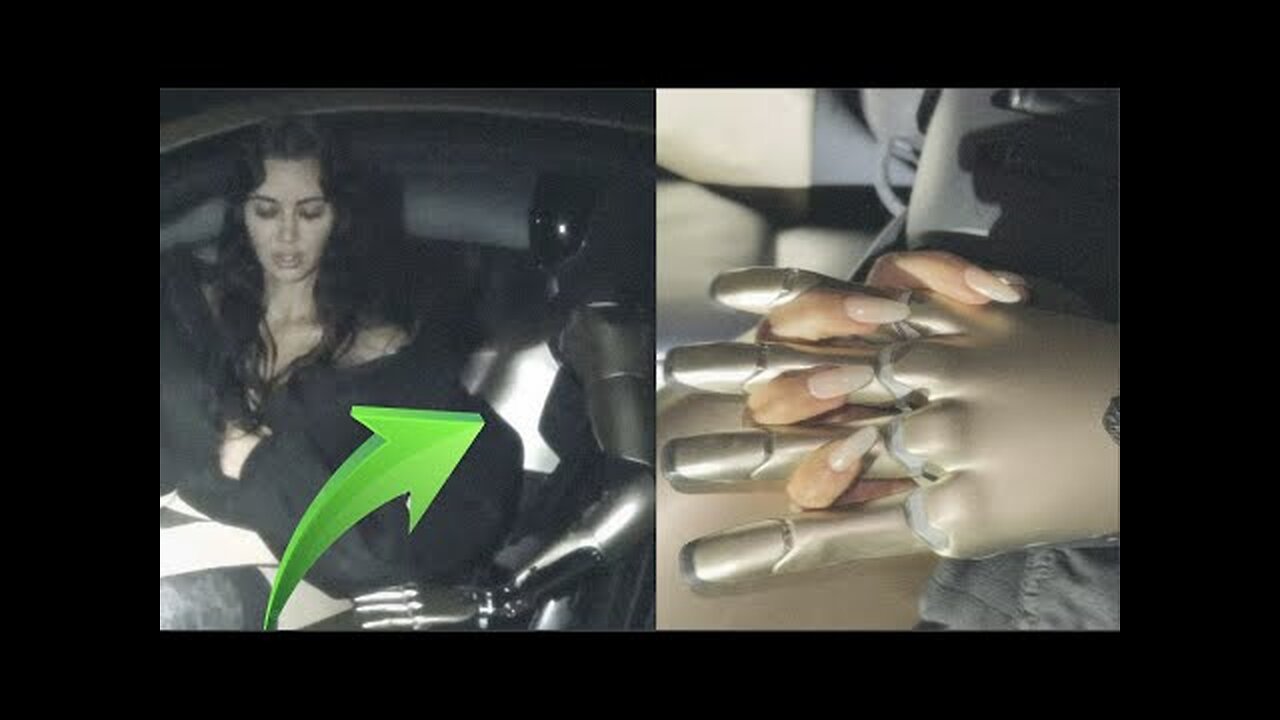 IT'S TIME FOR THE WORLD TO END! KIM KARDASHIAN GETS "HANDS ON" WITH TESLA OPTIMUS ROBOT!
