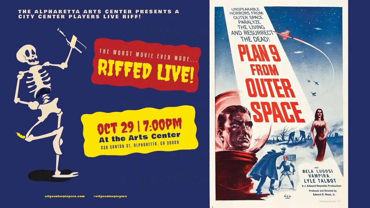 Plan 9 From Outer Space riffed live by the City Center Players!