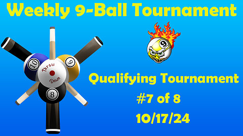 Weekly 9-Ball Tournament