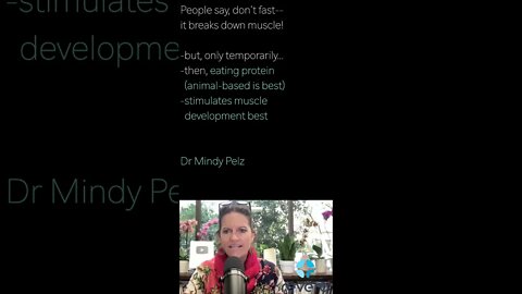 Dr Mindy Pelz: Fasting & Protein stimulated mTOR & autophagy in exactly the right way! #shorts