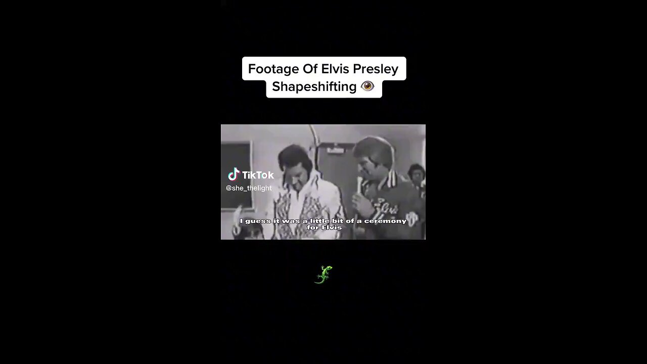 Was Elvis caught possibly shape shifting...?