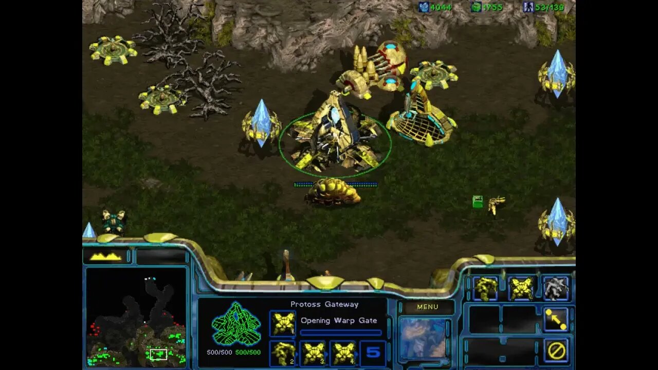 starcraft p17 - taking the overmind's friends away