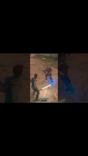Cal vs Zeik | Star Wars Jedi: Survivor #starwars #gaming #shorts