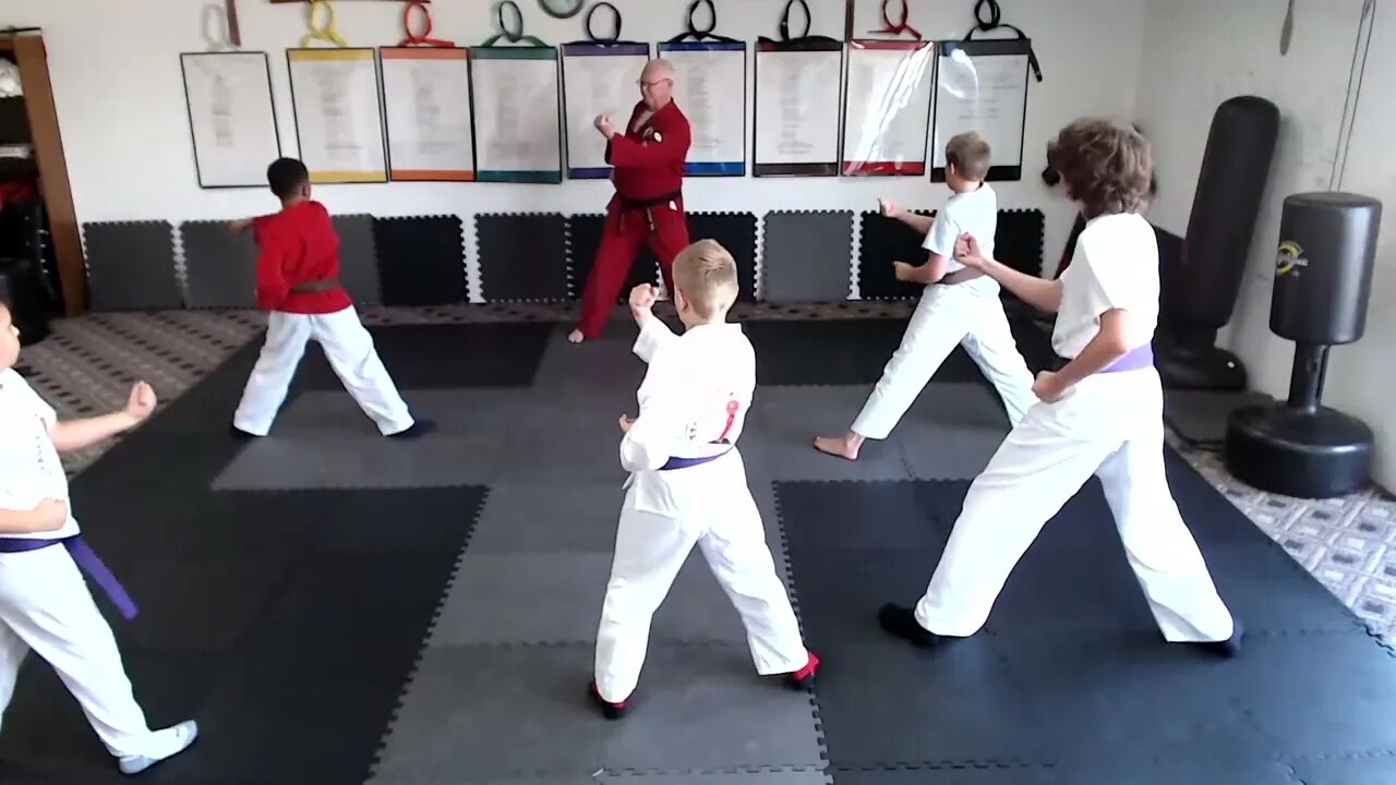 2 Hand Striking Drill - Using Atonement (upper cut punch) 9823