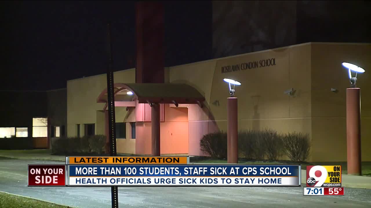 Nearly half of students call in sick to Roselawn Condon School