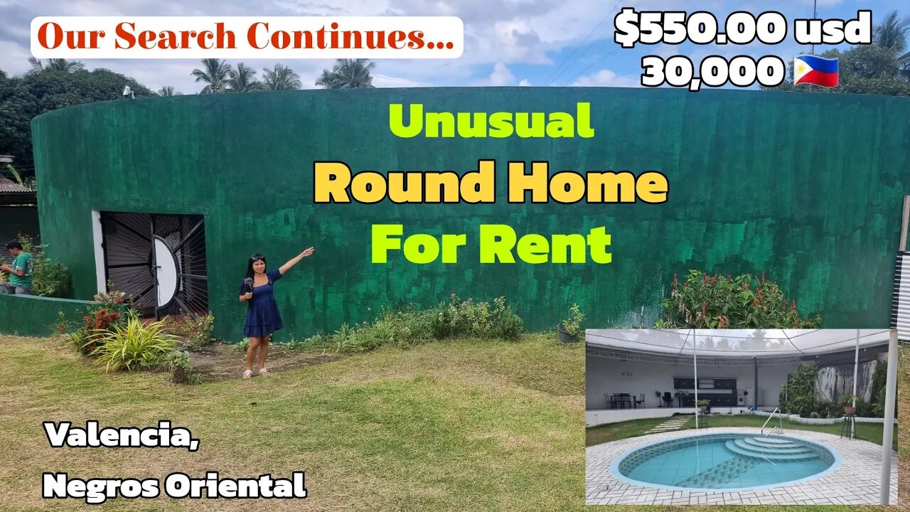 UNUSUAL DESIGNED HOME FOR RENT | VALENCIA, DUMAGUETE