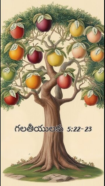 గలతీయులకు 5:22-23 - అయితే ఆత్మ ఫలమేమనగా, ప్రేమ, సంతోషము, సమాధానము, దీర్ఘశాంతము, దయా ళుత్వము...