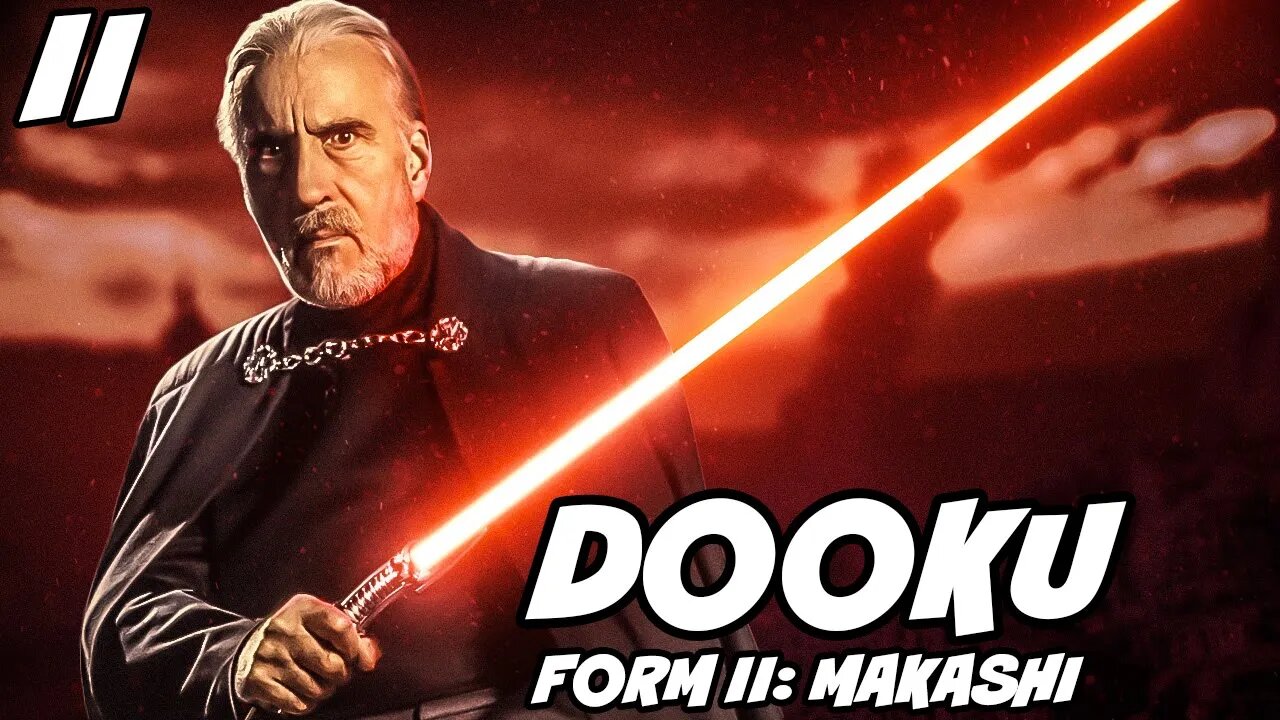 Count Dooku's Lightsaber Fighting Style FORM 2 MAKASHI Explained